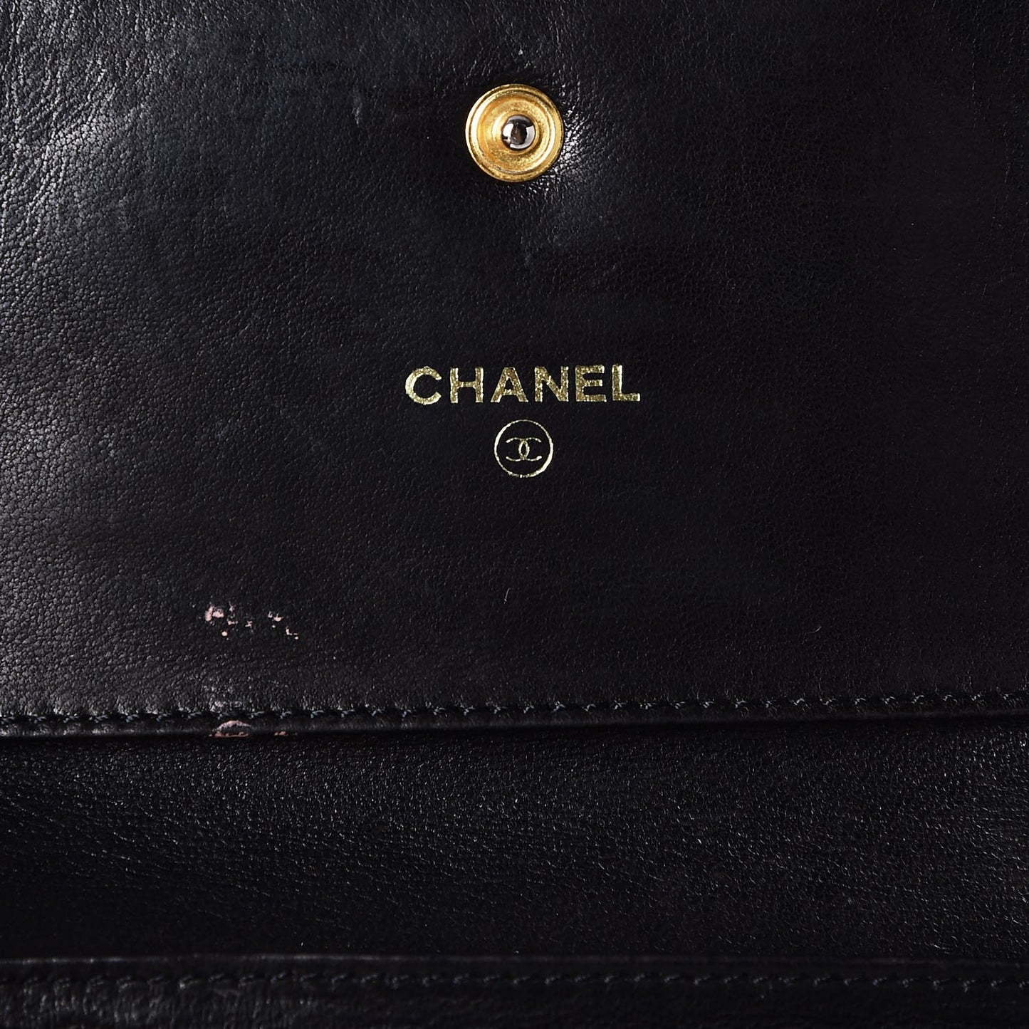Caviar Timeless Flap Wallet Black