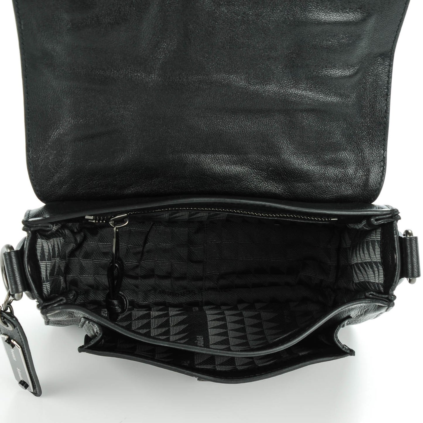 Lambskin PS1 Pouch Messenger Black