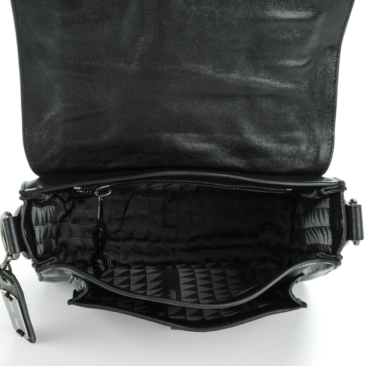 Proenza Schouler Lambskin PS1 Pouch Messenger Black 5 of 8