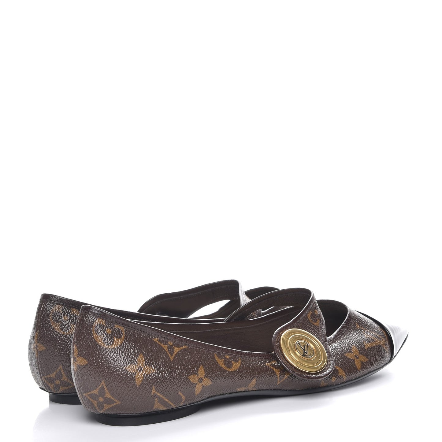 Monogram Magic Spell Ballerina Flats 40 Black
