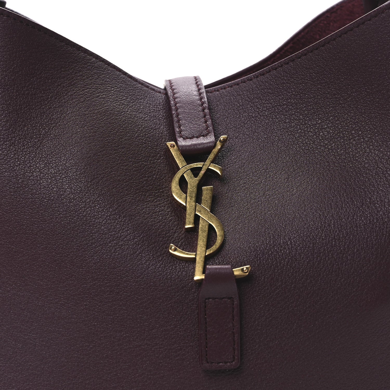 Saint Laurent Smooth Calfskin Small Le 5 A 7 Soft Hobo Rouge Legion 8 of 10