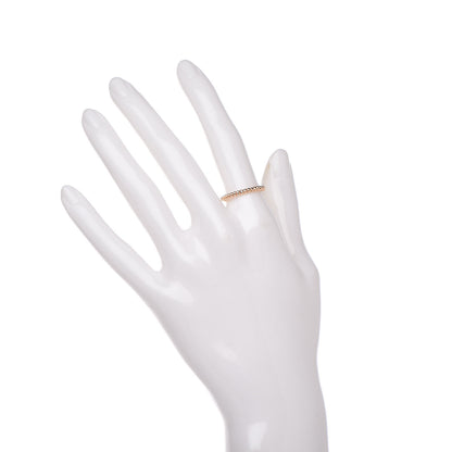 Van Cleef & Arpels 18K Rose Gold Small Perlée Pearls of Gold Ring 53 6.5 2 of 5
