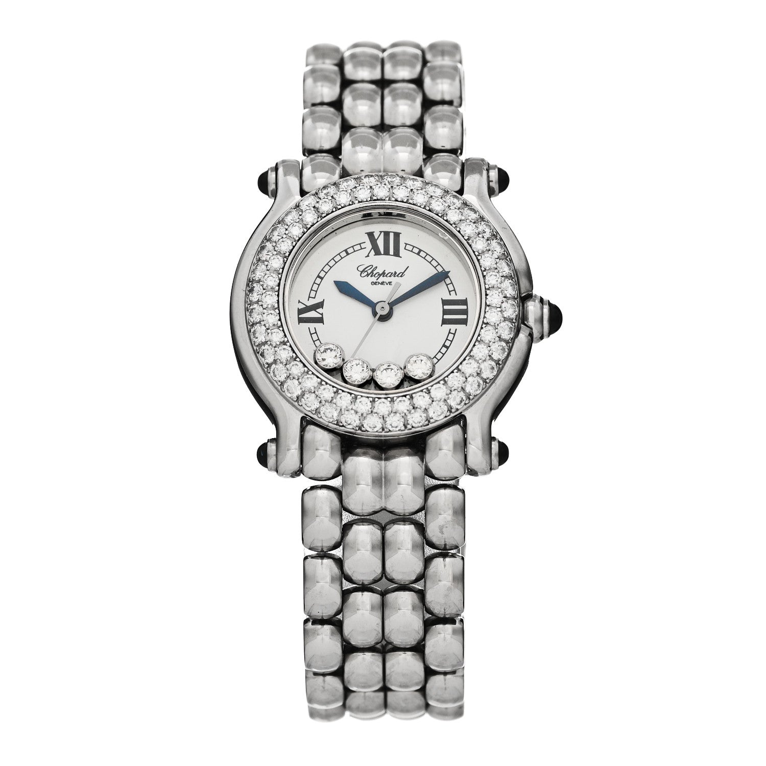 Chopard Stainless Steel Diamond Bezel 26mm Happy Sport Quartz Watch 1 of 4