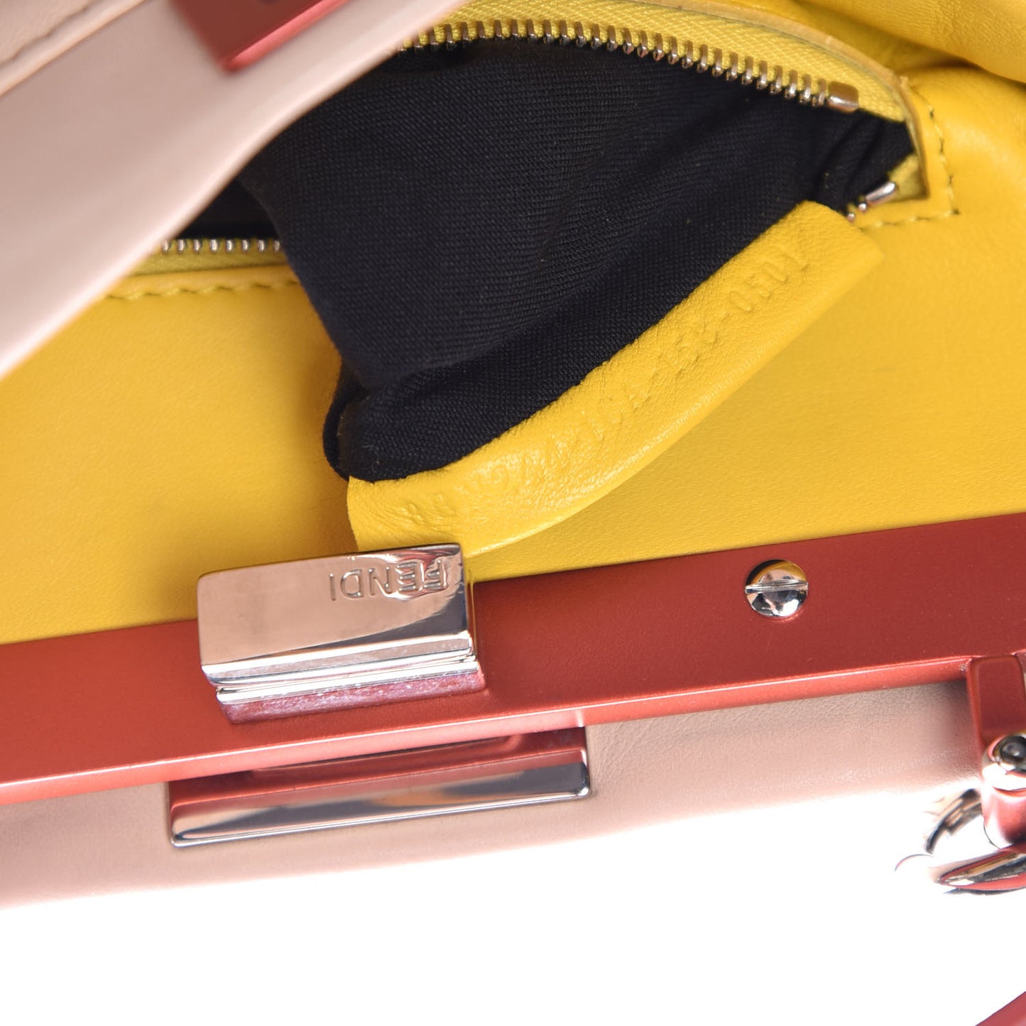 Nappa Colorblock Mini Peekaboo Iconic Satchel Plaster Sunflower Papavero