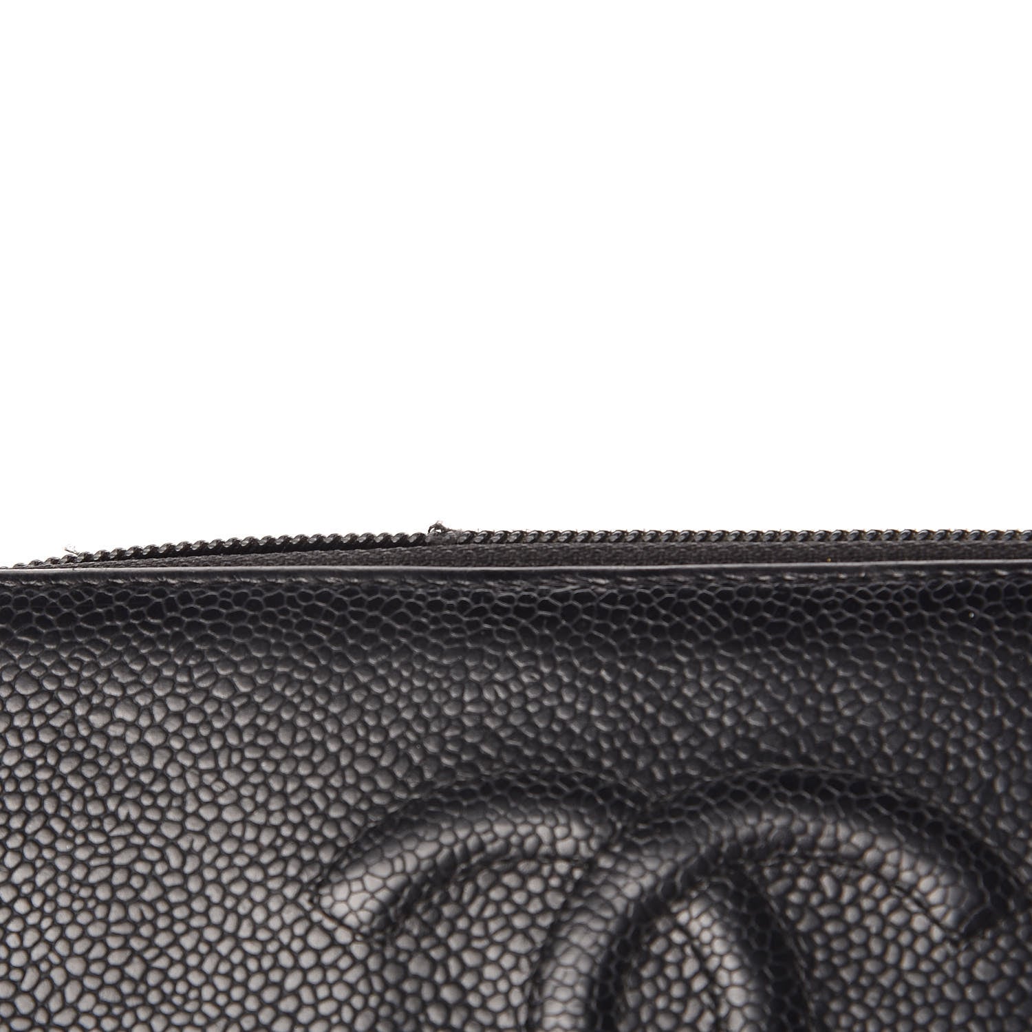 Chanel Caviar Timeless CC Zip Around Wallet Black 9 of 16