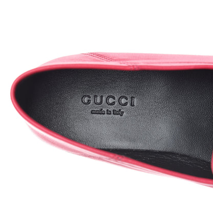Gucci Lambskin Womens Brixton Horsebit Loafers 35 Hot Pink 7 of 11