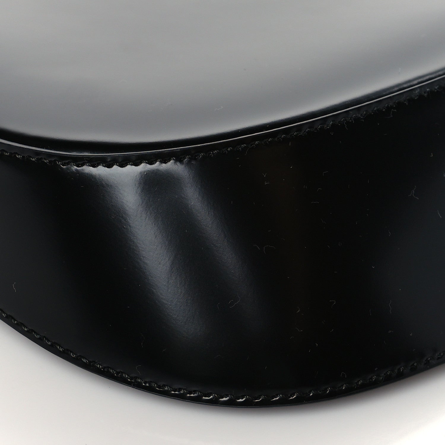 Prada Spazzolato Cleo Shoulder Bag Black 7 of 8