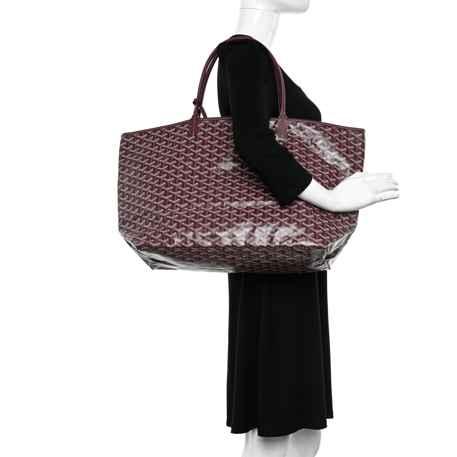 Goyard Goyardine Saint Louis GM Bordeaux 2 of 12