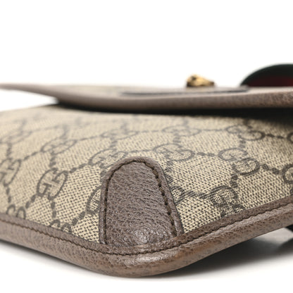 Gucci GG Supreme Monogram Neo Vintage Web Belt Bag Brown 10 of 10