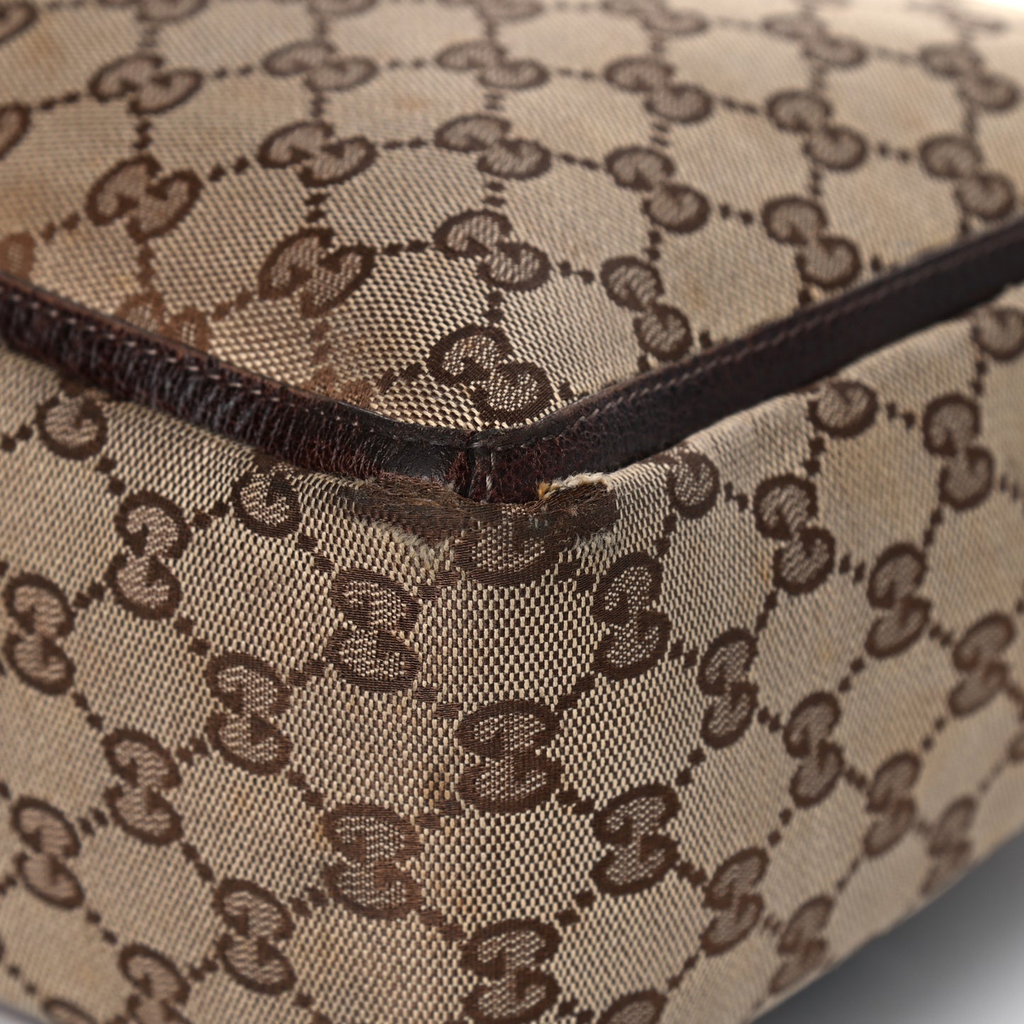 Monogram Abbey D Ring Tote Dark Brown