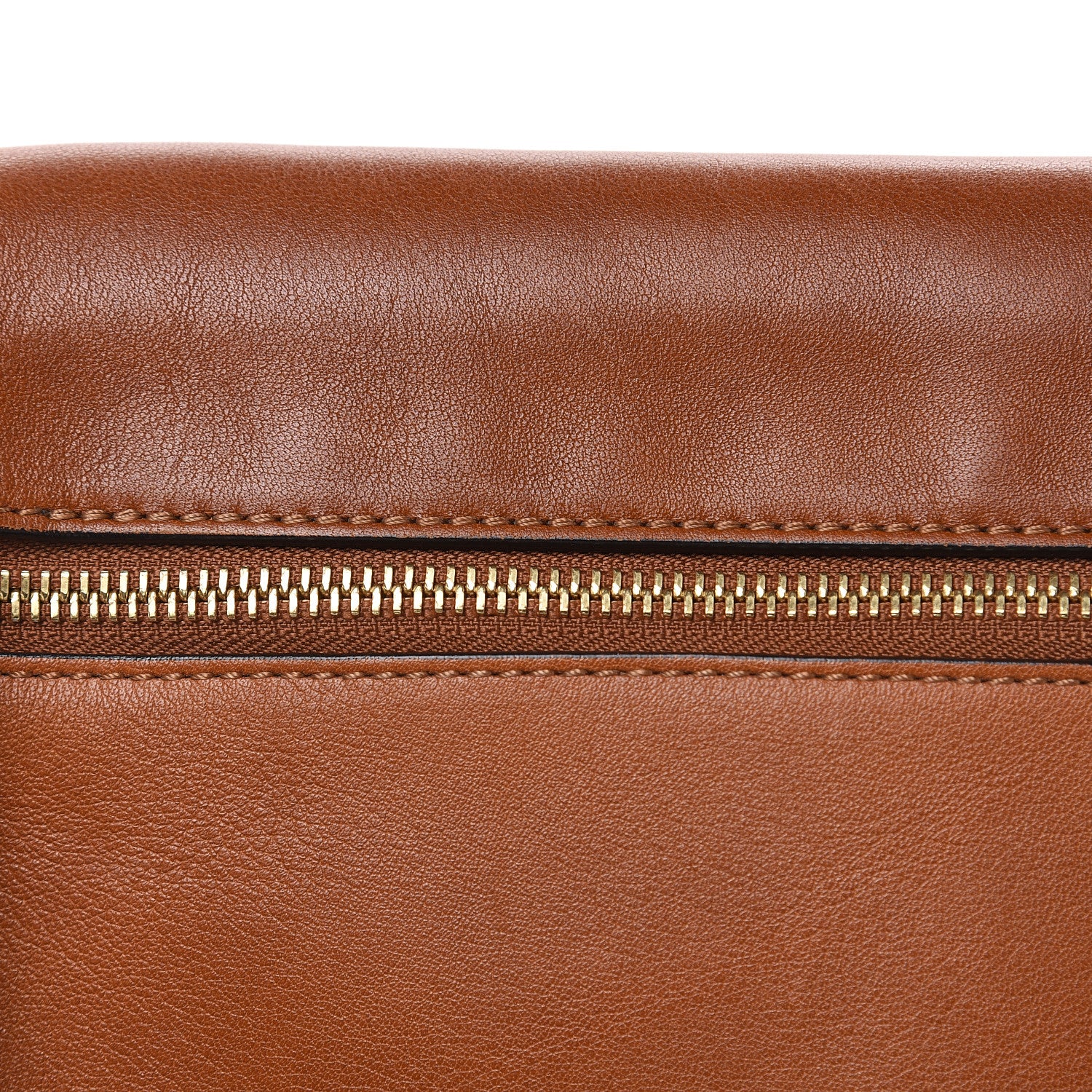 Chloe Smooth Calfskin Kurtis Shoulder Bag Caramel 9 of 13