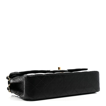 Chanel Lambskin Quilted Medium Double Flap Black 4 of 13