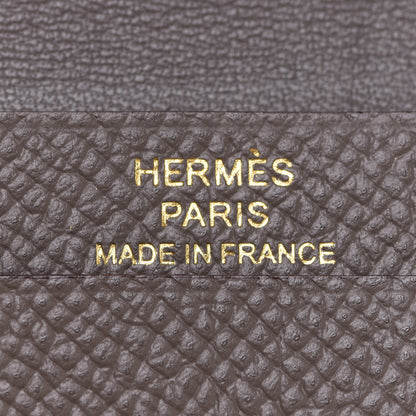 Hermes Epsom Bearn Card Holder Wallet Etain 6 of 8