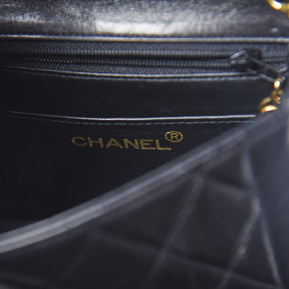 Chanel Lambskin Quilted Mini Square Flap Black 7 of 12