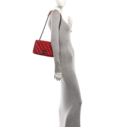 Chanel Goatskin Quilted Medium City Rock Flap Red 2 of 10