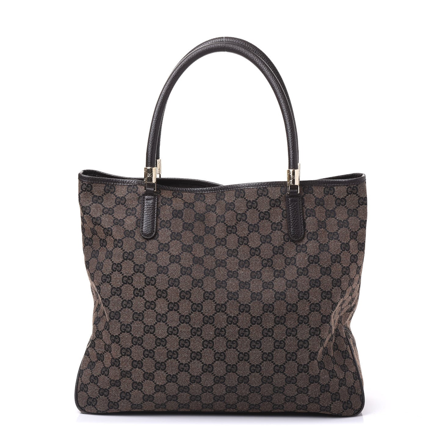 Monogram Tote Dark Brown