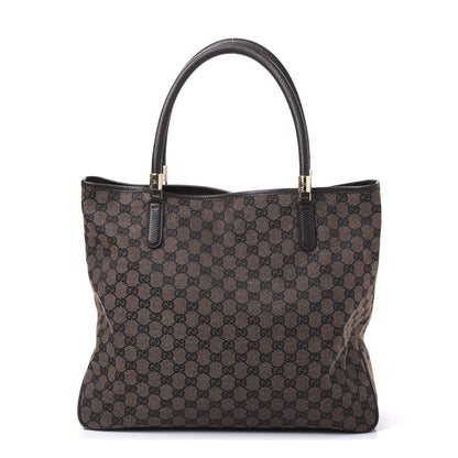 Gucci Monogram Tote Dark Brown 1 of 12