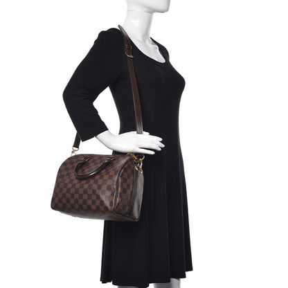 Louis Vuitton Damier Ebene Speedy Bandouliere 25 2 of 11