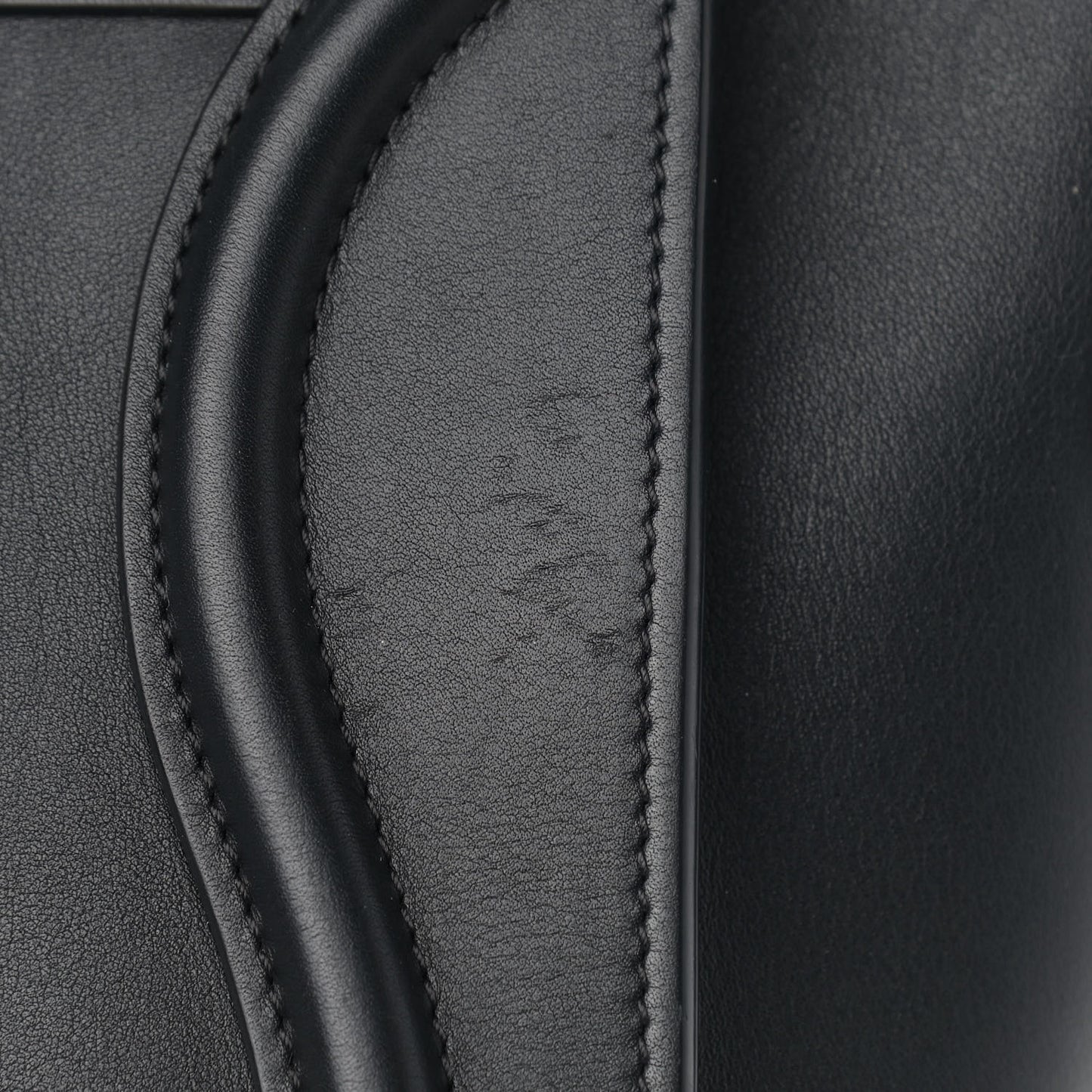 Smooth Calfskin Micro Luggage Black