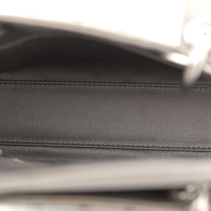 Christian Dior Satin Crystal Cannage Mini Lady Dior Gray 5 of 13