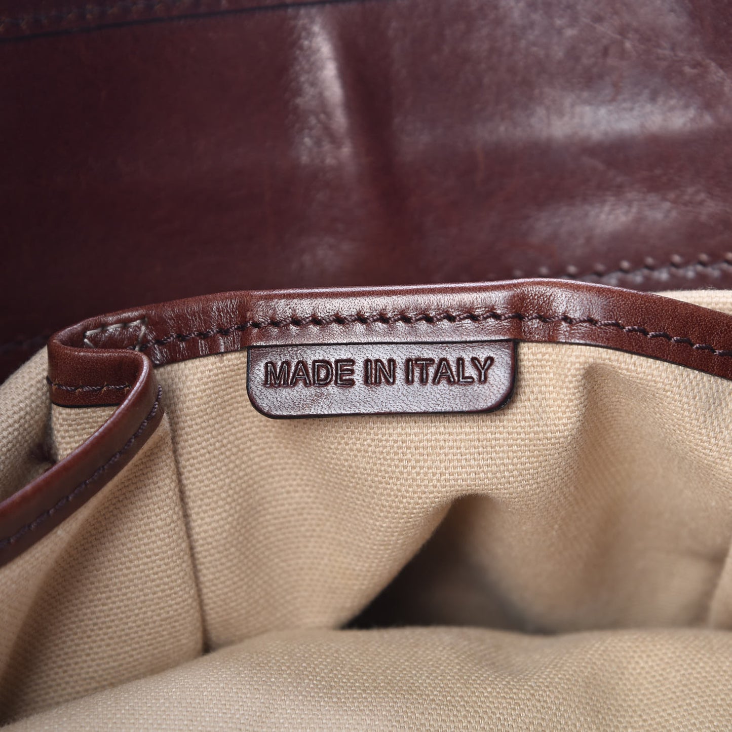 Canvas Mega Check Hobo Brown