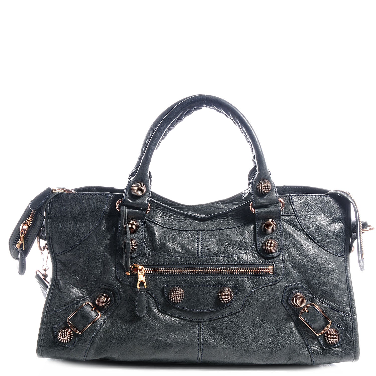 Balenciaga Agneau Giant 21 Rose Gold Hardware Part Time Anthracite 1 of 7