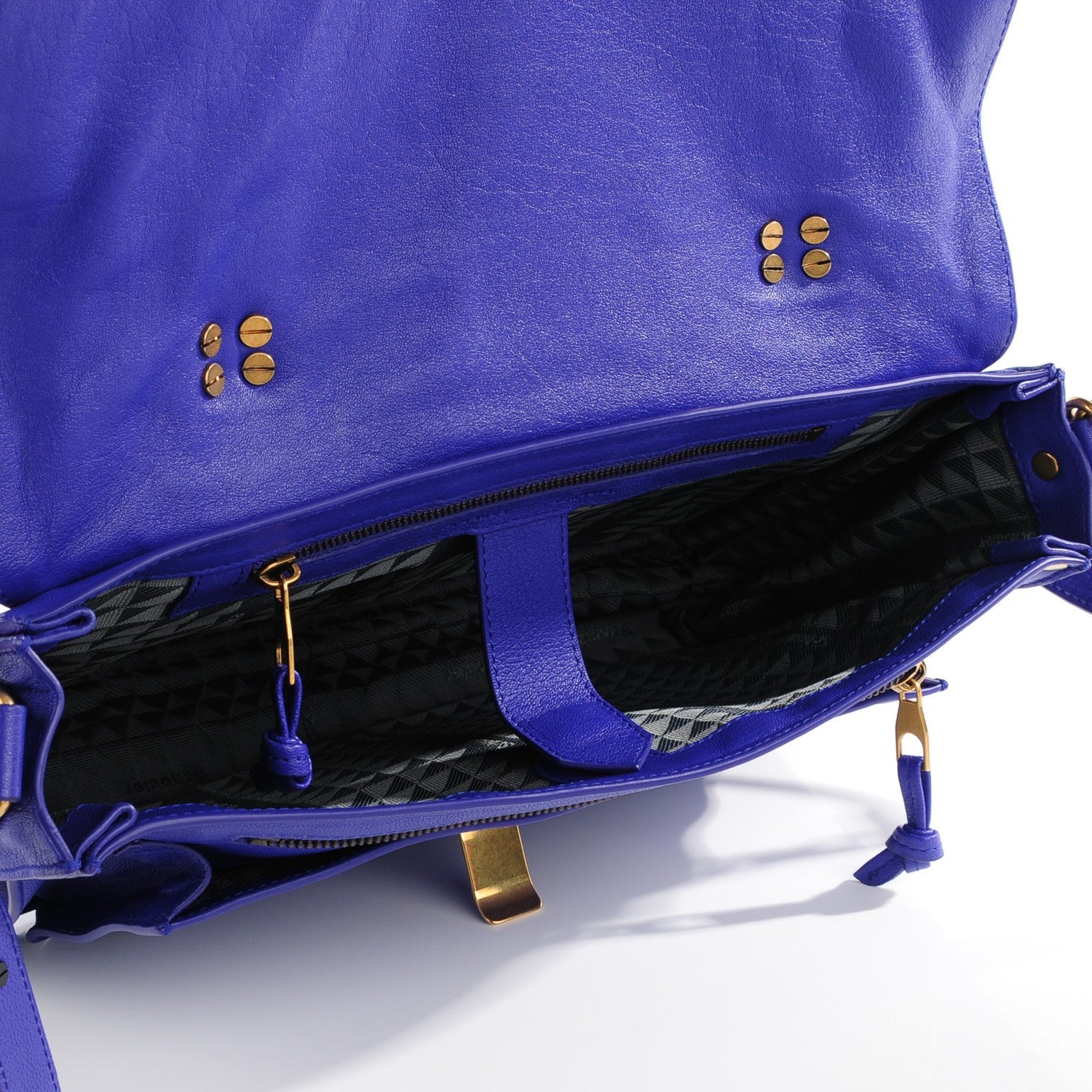 Proenza Schouler Lambskin Medium PS1 Satchel Purple Rain 5 of 12