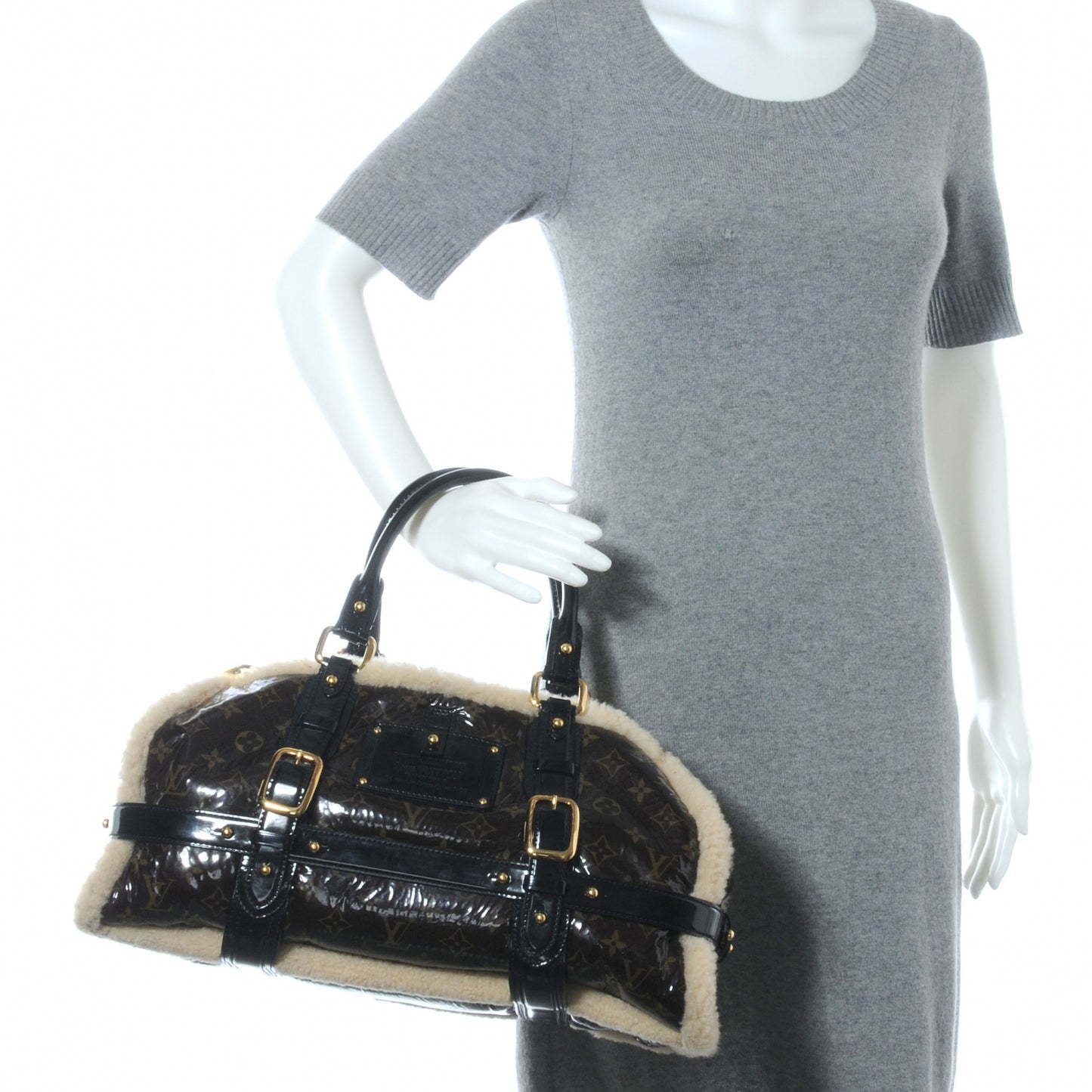 Monogram Shearling Storm Bag