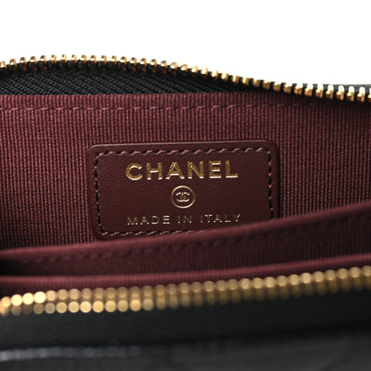 Chanel Caviar Quilted Zip Coin Purse Black 6 of 8