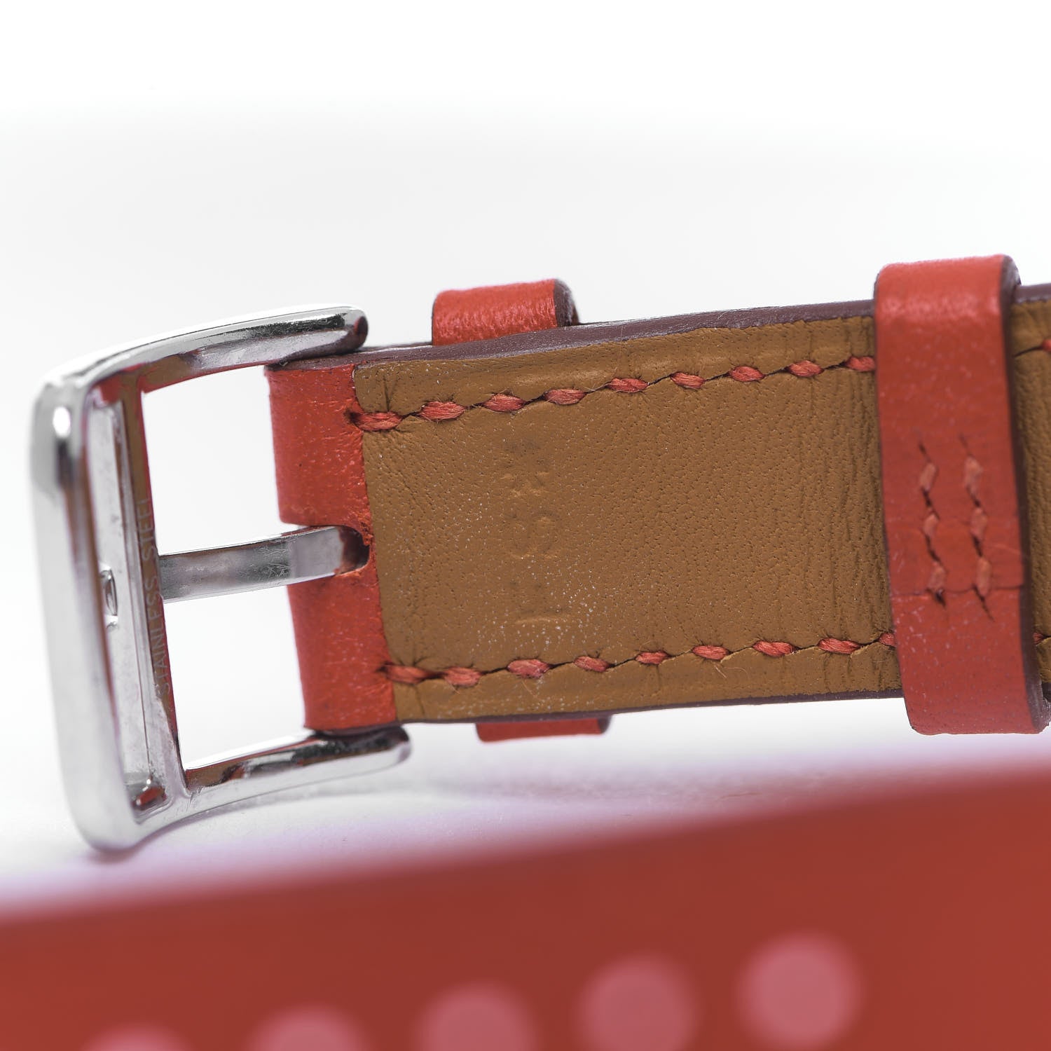 Hermes Stainless Steel Swift 33mm Cape Cod Tonneau Quartz Watch Capucine 7 of 8