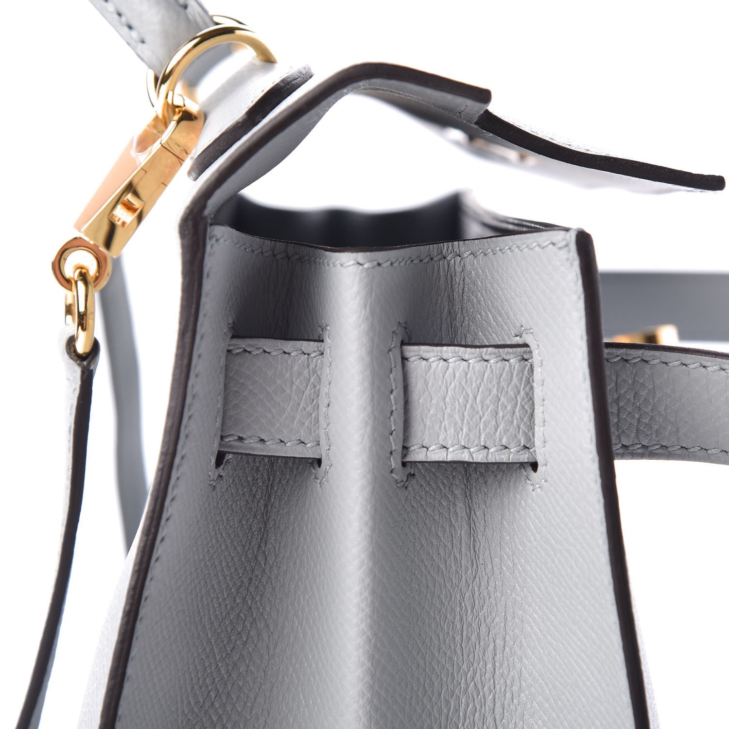 Hermes Epsom Kelly Sellier 28 Bleu Glacier 12 of 36