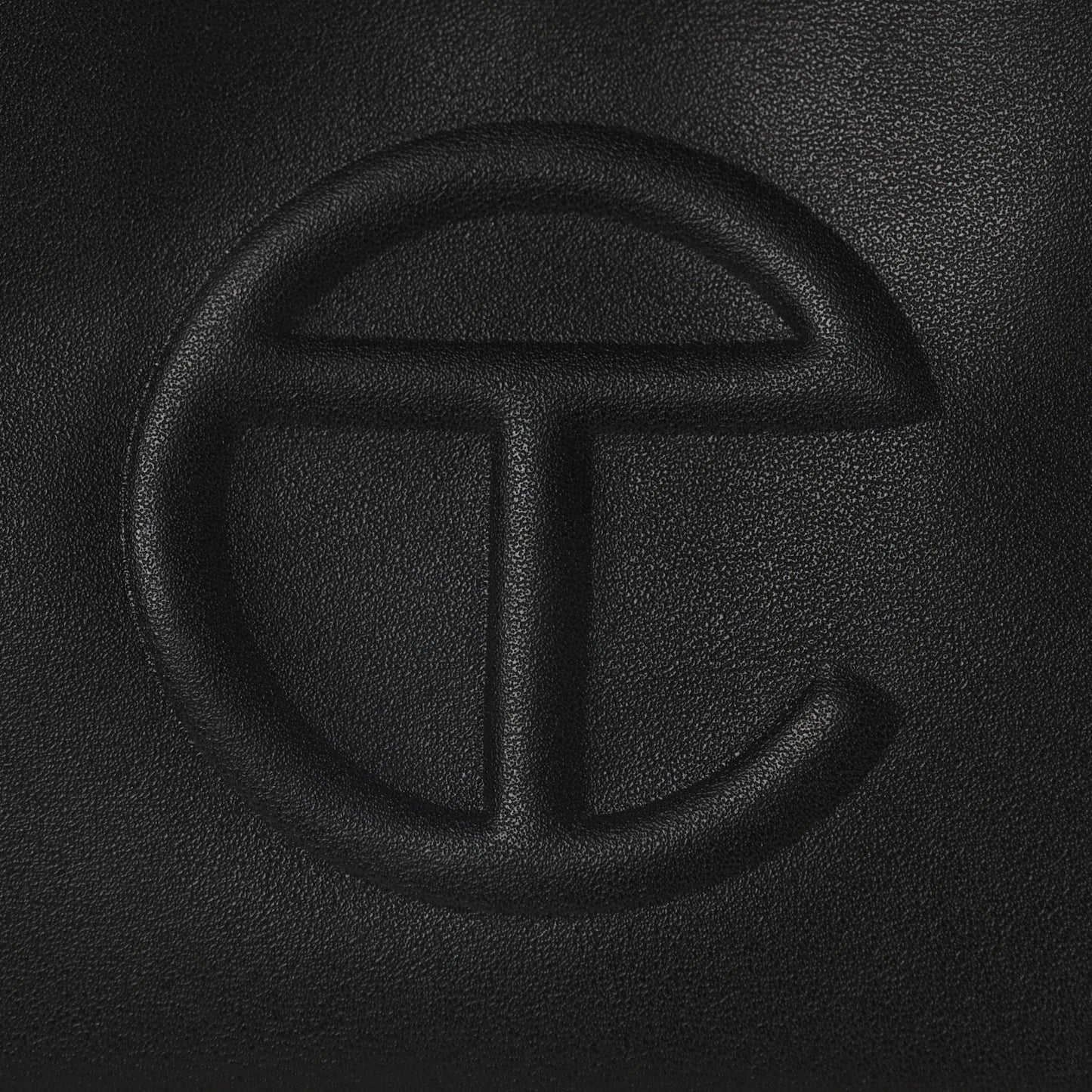 Vegan Leather Small Shopping Bag Black