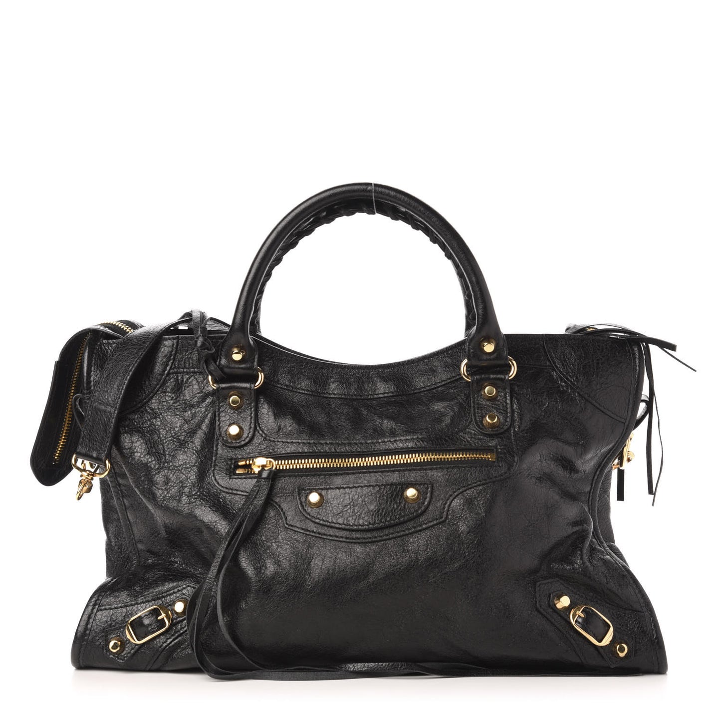 Agneau Classic Gold Hardware City Black