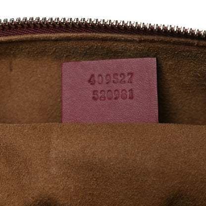 Gucci GG Supreme Monogram Blooms Medium Boston Beige Multicolor Dry Rose 7 of 10