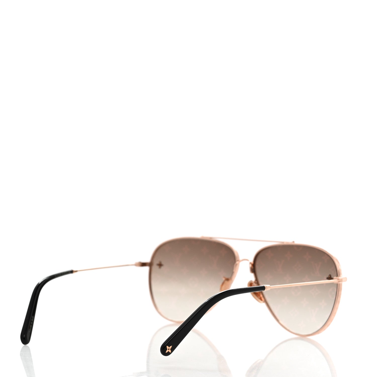 Louis Vuitton Metal Monogram The LV Pilot Sunglasses Z1781U