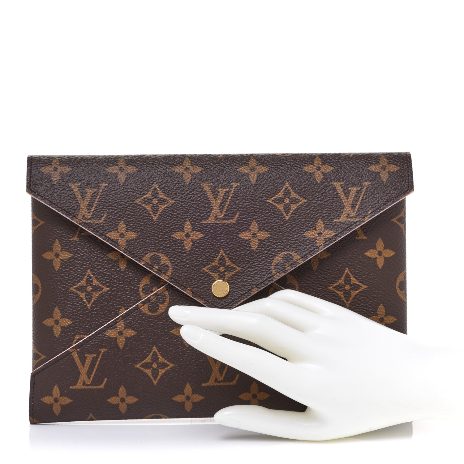 Louis Vuitton Monogram Large Kirigami Pochette Insert Rose Ballerine 2 of 8