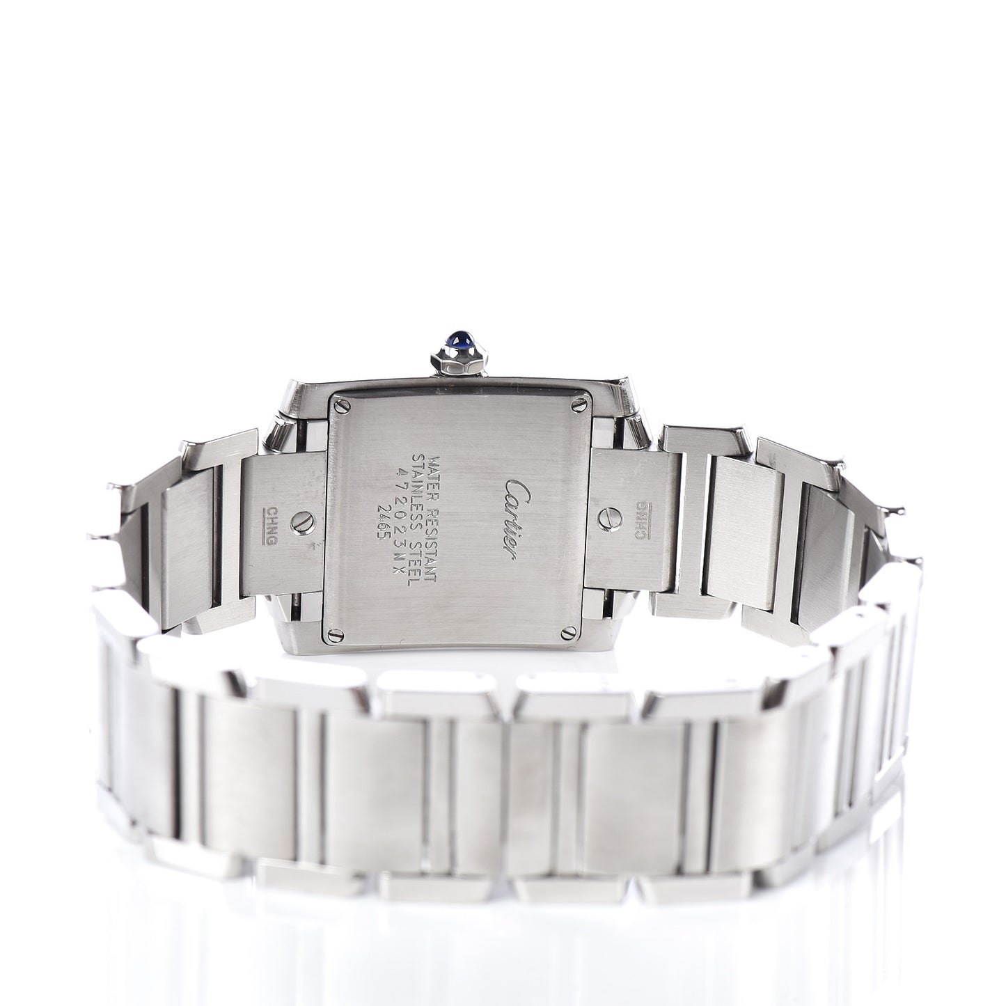 Stainless Steel 25mm Tank Francaise Quartz Watch