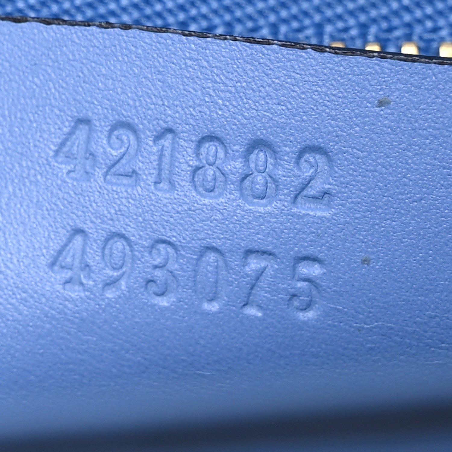 Gucci Calfskin Small Sylvie Shoulder Bag Clear Sky Blue 6 of 15