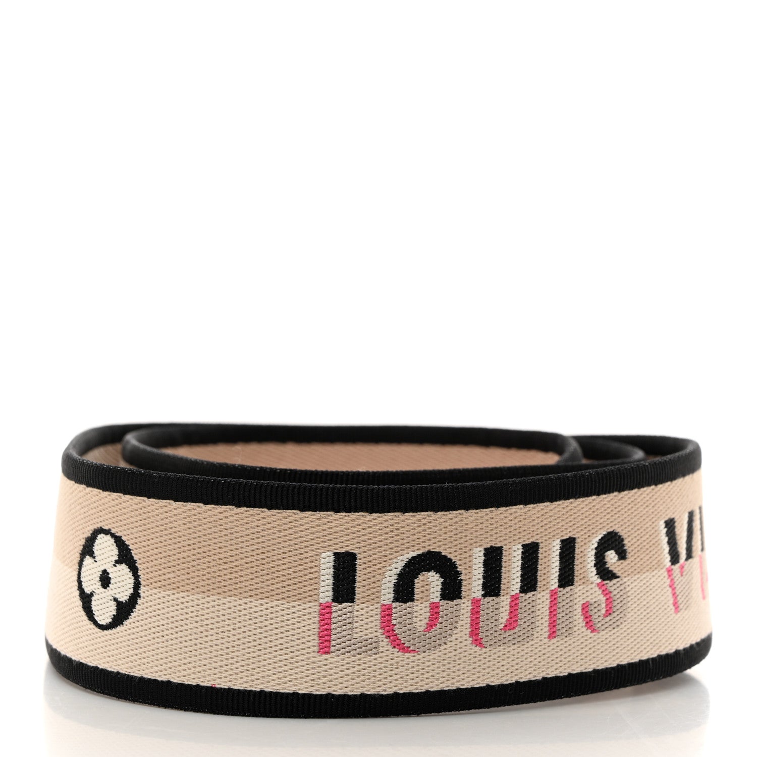 Louis Vuitton Jacquard Speedy Bandouliere 20 Shoulder Strap Black 2 of 4