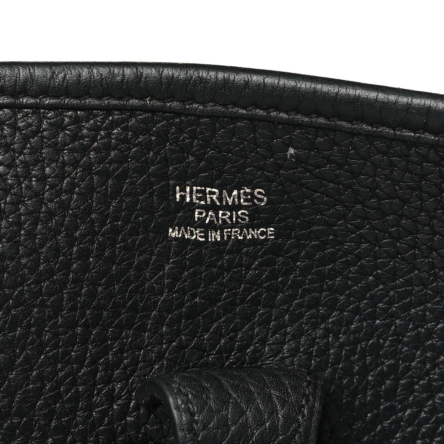 Hermes Taurillon Clemence Evelyne III PM Black 6 of 9