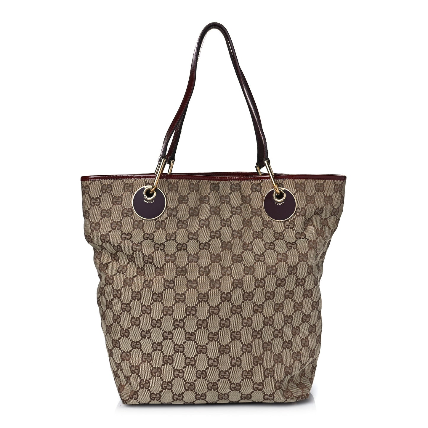Monogram Large Eclipse Tote Red