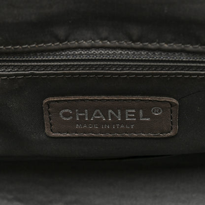 Chanel Glazed Caviar Pocket In The City Tote Brown 6 of 10
