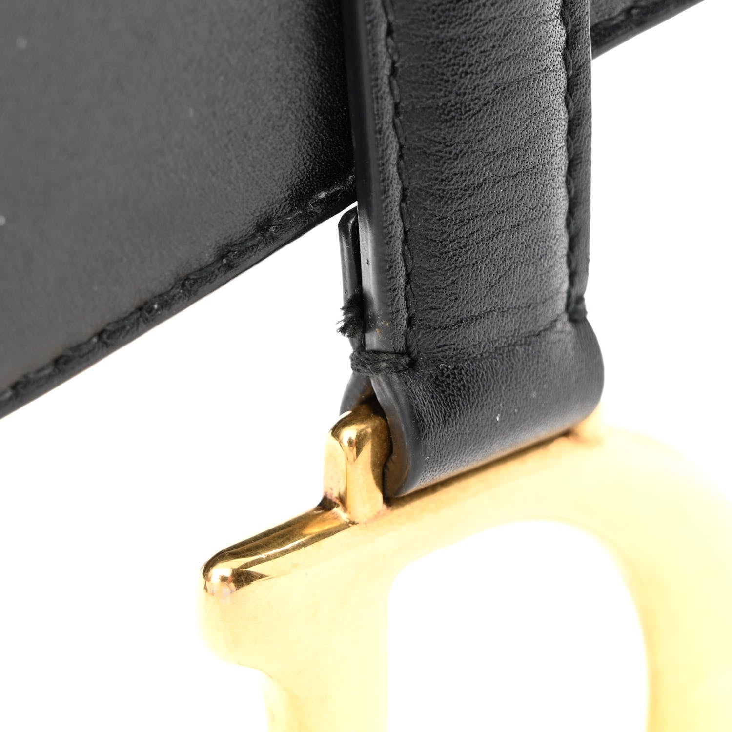 Christian Dior Calfskin Saddle Bag Black 13 of 13