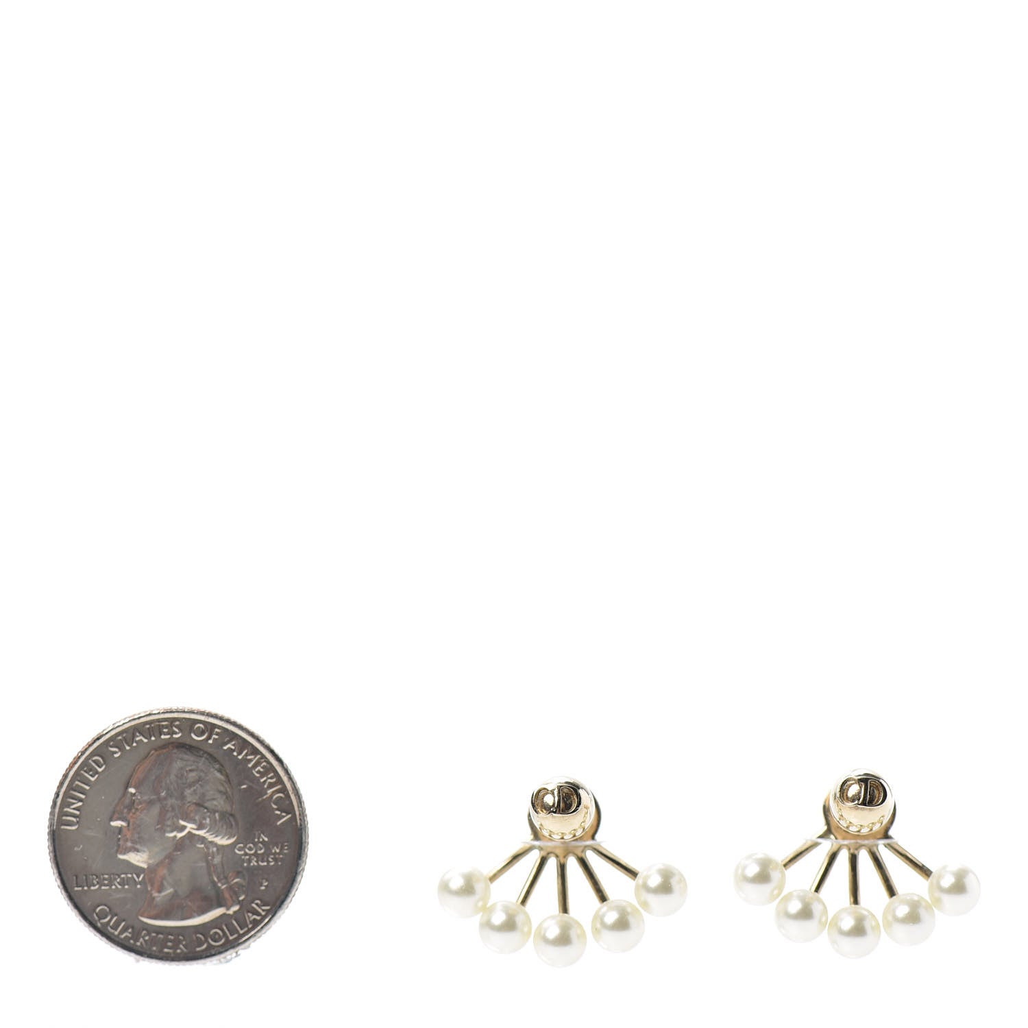 Christian Dior Pearl La Peite Tribale Earrings 2 of 3