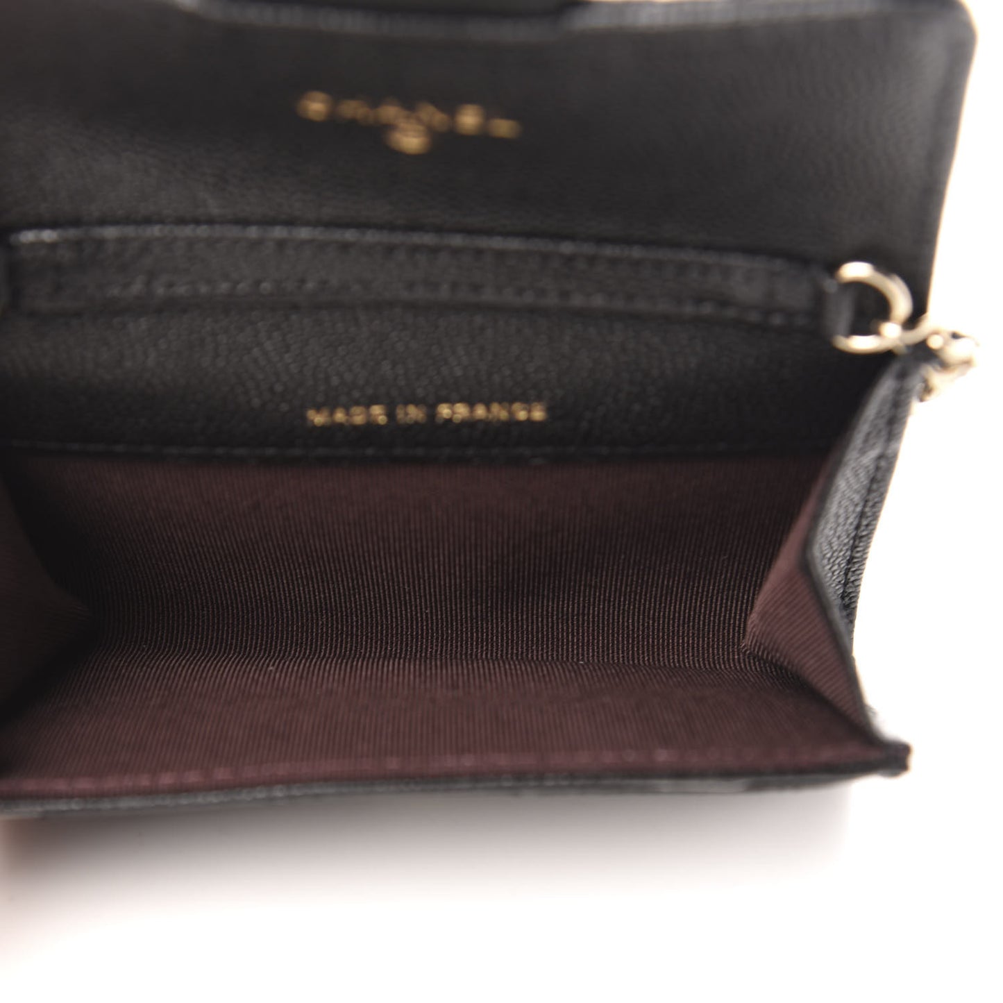 Caviar Quilted Flap Classic Belt Bag Black