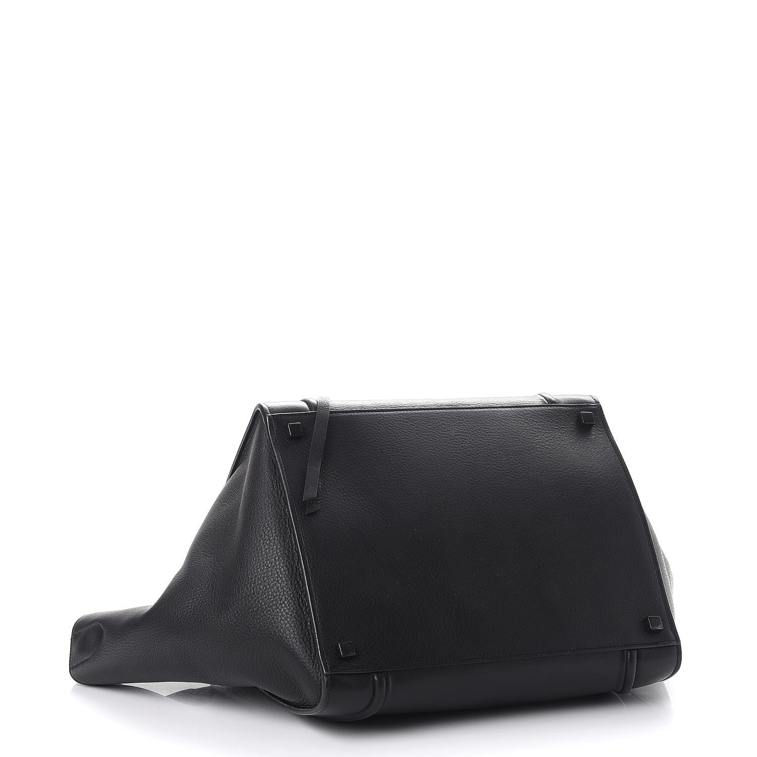Celine Supple Calfskin Medium Phantom Luggage Black 4 of 8
