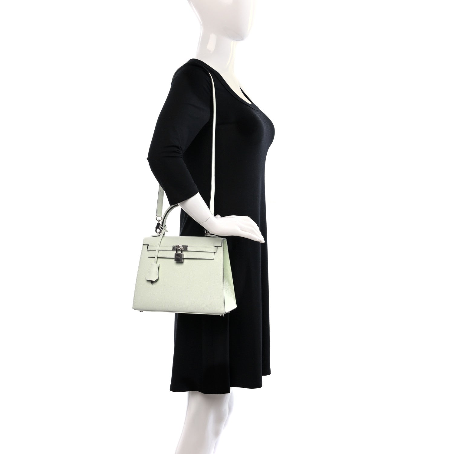 Hermes Epsom Kelly Sellier 25 Vert Fizz 3 of 10