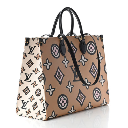 Louis Vuitton Monogram Giant Wild At Heart Onthego GM Arizona 3 of 8