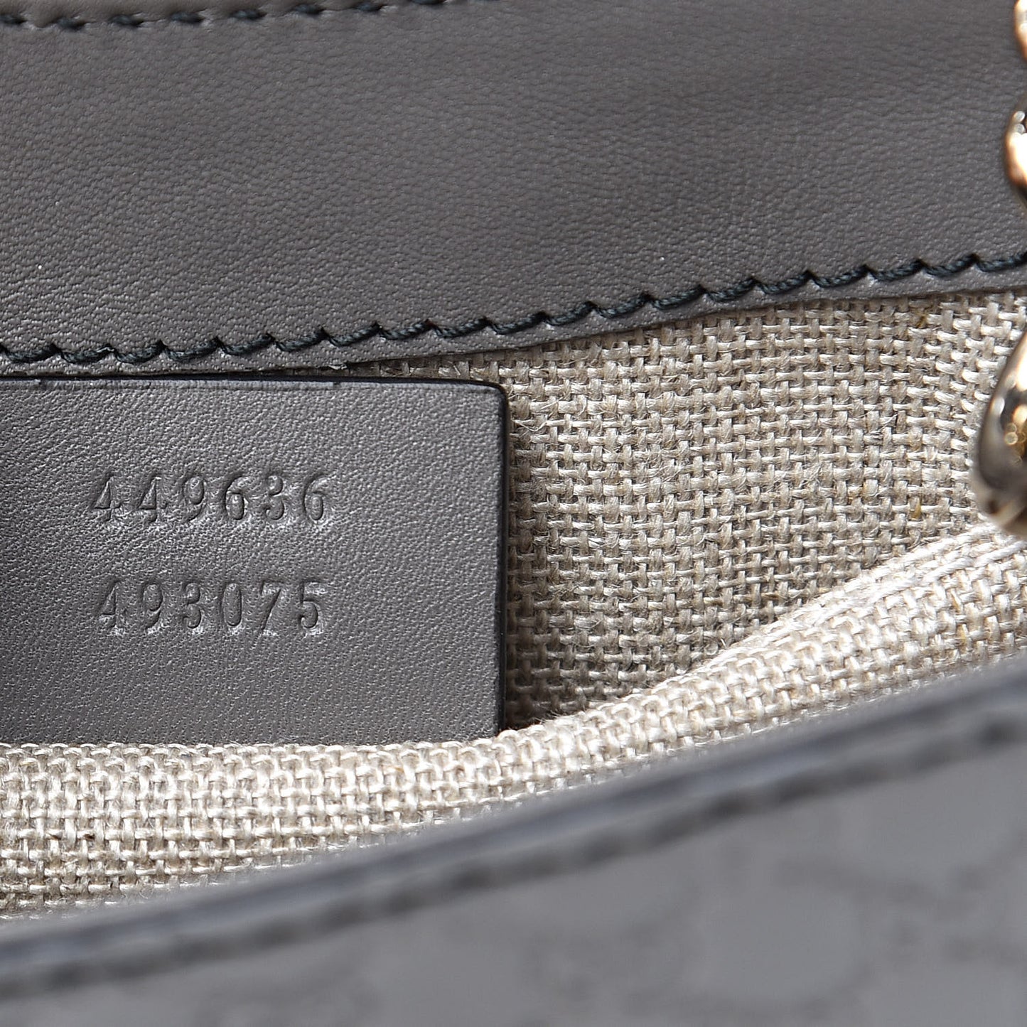 Soft Microguccissima Mini Emily Chain Shoulder Bag Loess