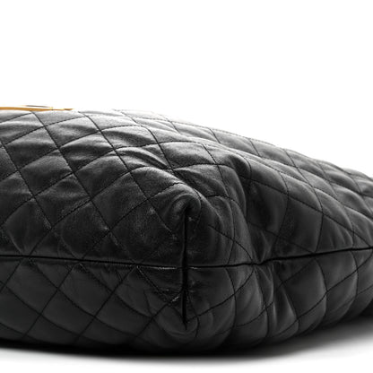 Saint Laurent Lambskin Quilted Maxi Icare Shopping Tote Black 11 of 11